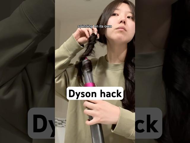 2 minute Dyson Hack ️  #hairstyle #hairtutorial #dyson #dysonairwrap #beauty #shorts