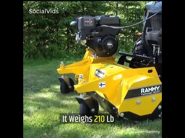 Rammy Flail mower 120 ATV with Side shift kit  Front mower for ATV