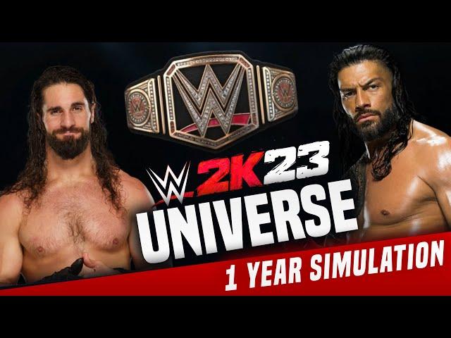 WWE 2K23 Universe Mode - 1 Full Year Simulation - WHAT HAPPENS!?