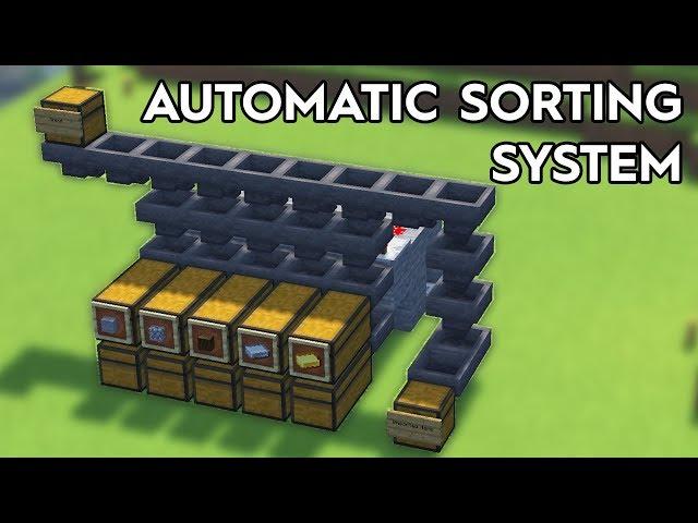 Minecraft Full Automatic Sorting System - 1.20+