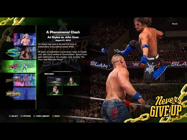 WWE 2k23 Showcase 6 || John Cena vs AJ Styles || Amigos Hub