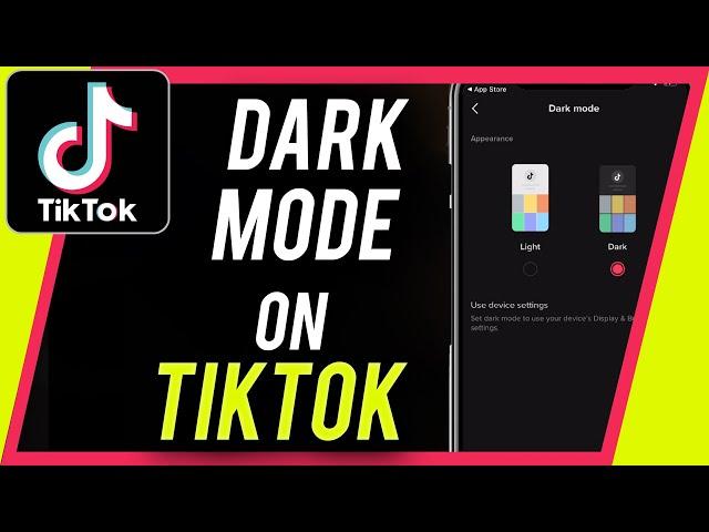 How to Get Dark Mode on TikTok