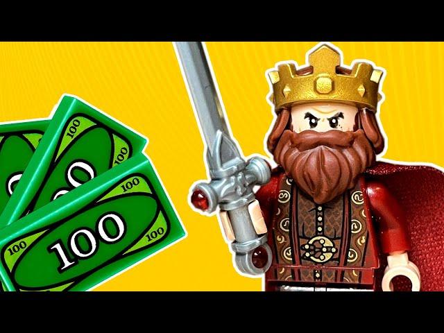 Купил 100 минифигурок Lego Castle за 1000 $ - Редкие минифигурки лего