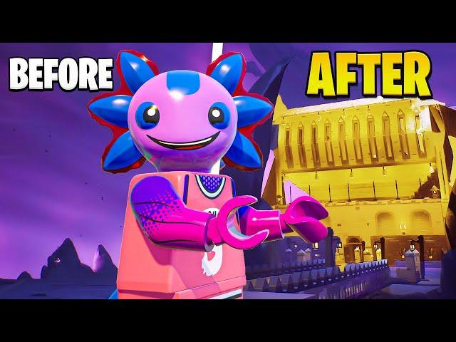 Turning the END into My DREAM BASE in LEGO Fortnite