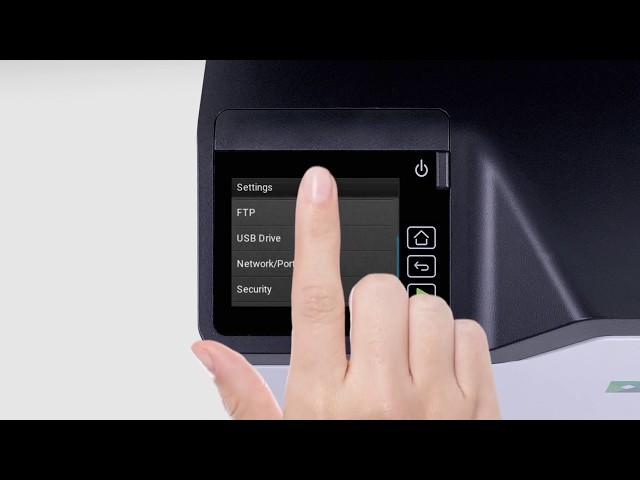 Lexmark—Connecting a mobile device to a printer with 2.8-inch touch-screen display