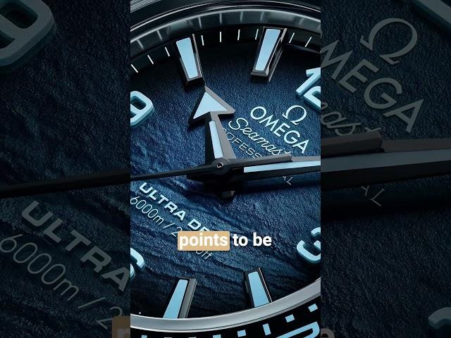 This Omega has a dial from the deepest point on earth