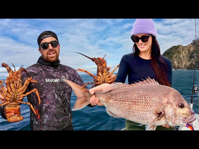 Fishing and Diving Crayfish Catch and Cook! Exploring New Zealand’s Coastline