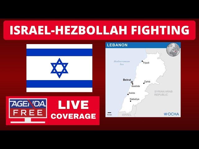 Israel-Hezbollah Fighting - LIVE Breaking News War Coverage (Ground Invasion of Lebanon Soon?)