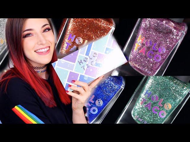 Holo Taco Frosted Metals Nail Polish Collection Swatches! || KELLI MARISSA