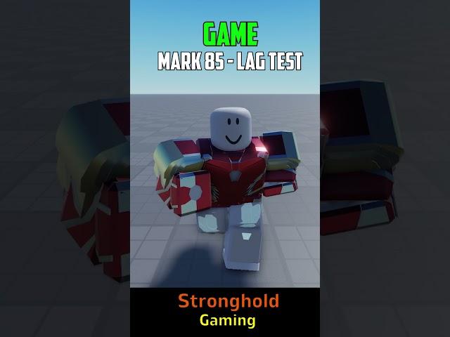 Roblox Ironman Mark 85 Suit Up Showcase #Shorts