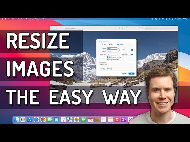 How To Resize Images On Mac (without additional software)