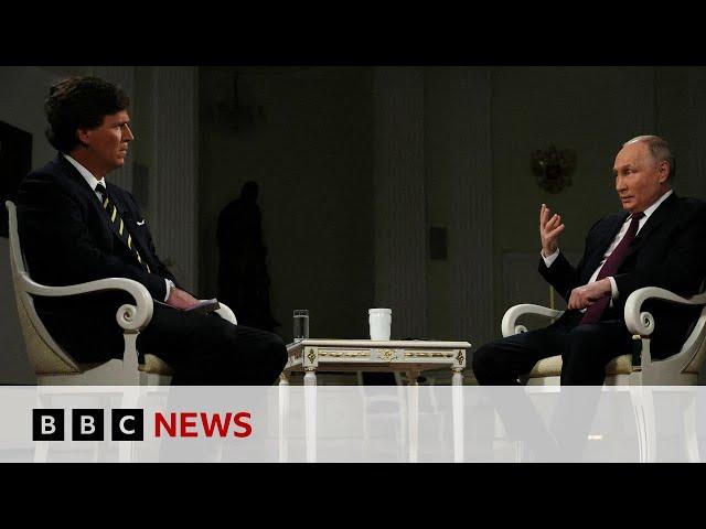 Tucker Carlson Putin interview: What we learned | BBC News