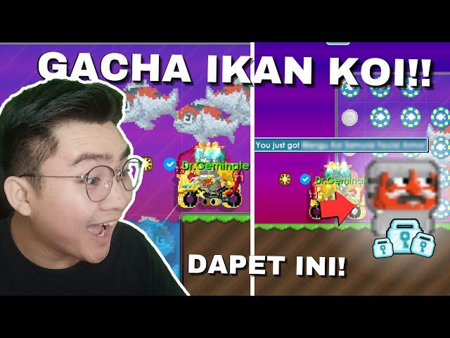 GACHA IKAN KOI!! DAPAT SAMURAI CUAN?! | Growtopia Harvest Fest Gacha 2024