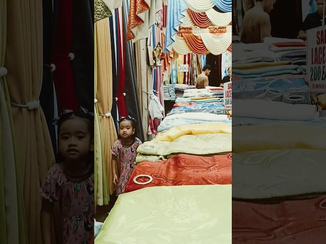 Elegant Curtain Sales In Divisoria ilaya MNL, Philippines.Watch Full Walking Tour @My Video Channel