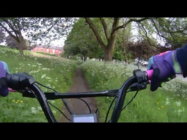 20X4 Fat Tyre Electric Bike UK / Quick Off Road Test Ride ! LUDACRIS MODE ! eBMX