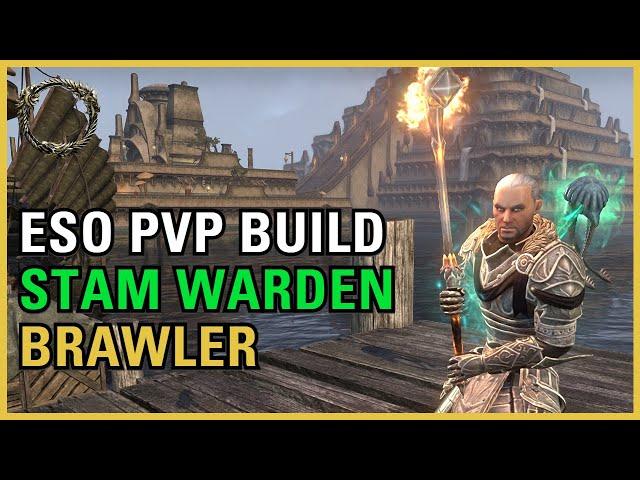 ESO Stamina Warden PVP Build: Taugrim's Brawler [High Isle]