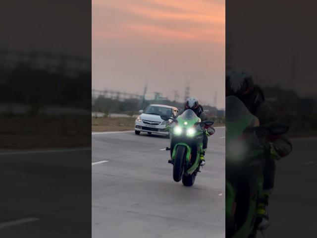 Fearless ZX 10 R Front Wheelie #rrdvlogs #rrd #zx10r2023 #zx10r  #shorts #frontwheelie #wheelie