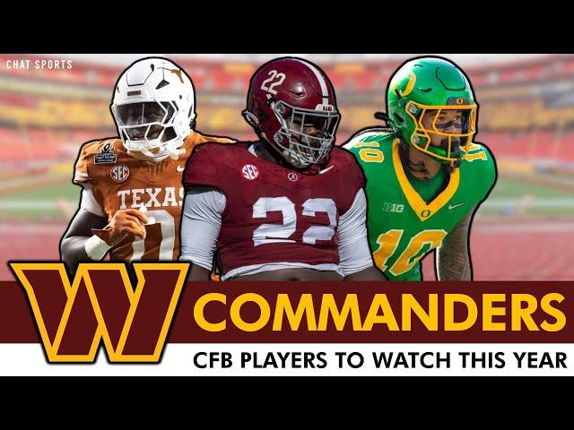 Commanders 2026 Draft Targets: Top College Football Players Commanders Fans Should Watch This Fall