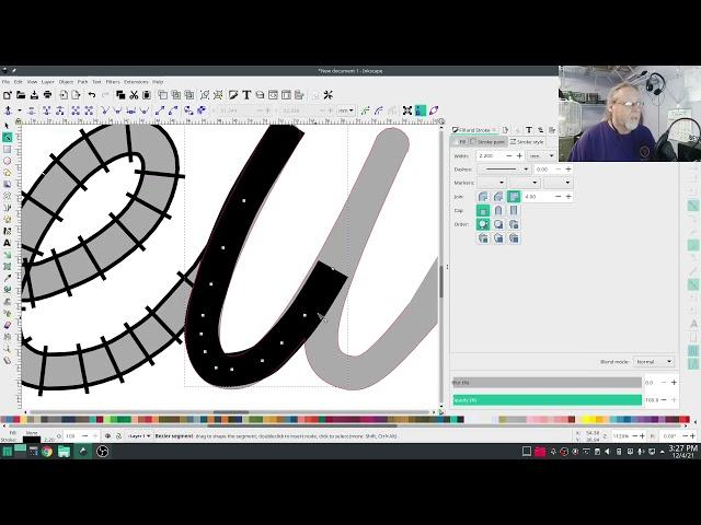 Inkstitch - An easier way to make simple satin fonts