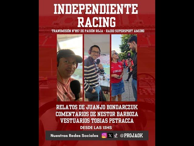 EN VIVO!!! INDEPENDIENTE VS. RACING !!! 16/03/25