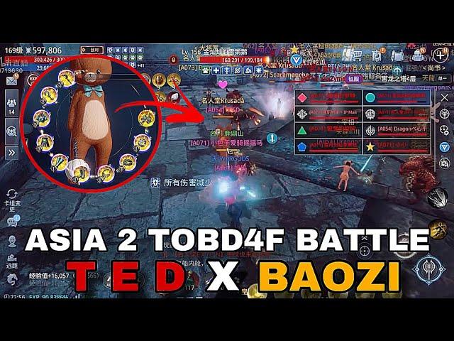 MIR4-ASIA 2 TOBD4F BATTLE | TED AND DRAGON TEAM VS BAOZI AND BUTCHER TEAM | FFAM VS HOF