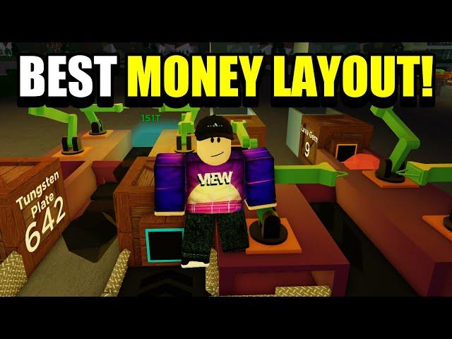 The BEST LAYOUT in FACTORY SIMULATOR! (EARN QUINTILLIONS)