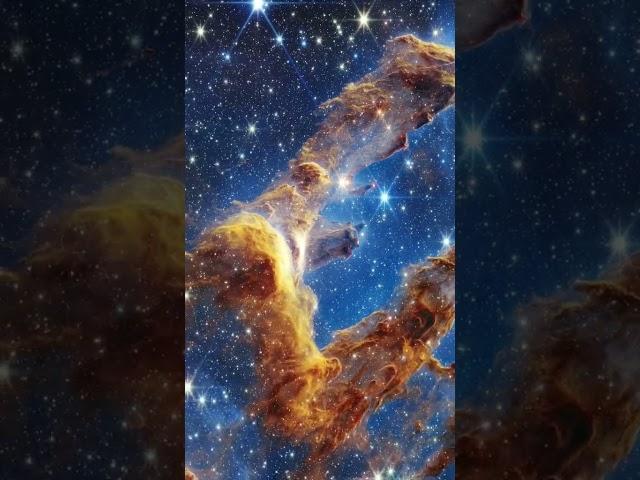 The amazing comparison of the pillars of creation Hubble vs James Webb