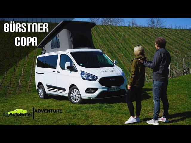 2021 Bürstner Copa - Kompakter CamperVan auf Ford Transit Custom Basis - Konkurrenz für den VW Cali