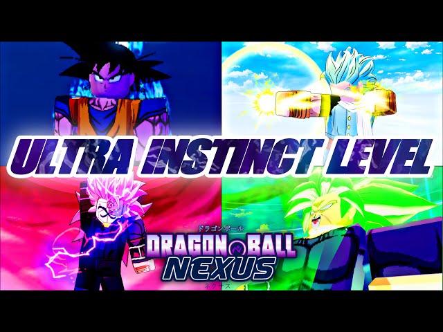 Ultra Instinct Level Characters [Dragon Ball Nexus]