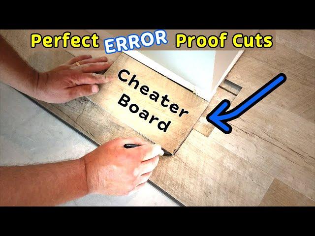 Measure PERFECT Cuts for Vinyl Plank in SECONDS | It Works Every Time