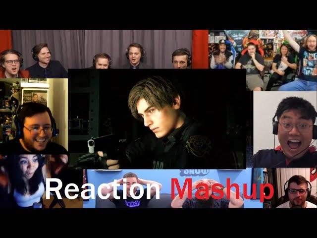 RESIDENT EVIL 2 REMAKE Reveal Trailer PS4 (E3 2018) REACTION MASHUP