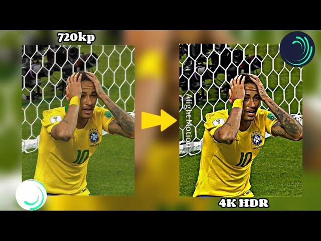 How to get 4k quality on alightmotion - cc 2 || football edit