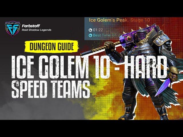 Raid: Shadow Legends - Speed Team Varianten für den Ice Golem Hard Stufe 10