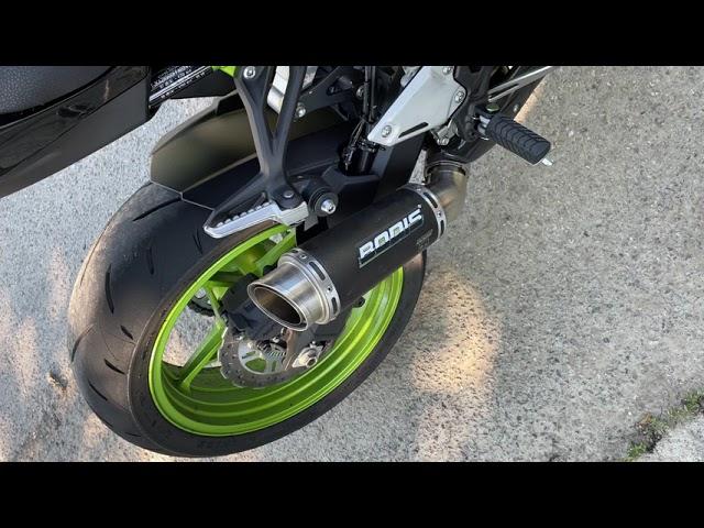 Kawasaki z900 2021 Bodis exhaust (warm engine)