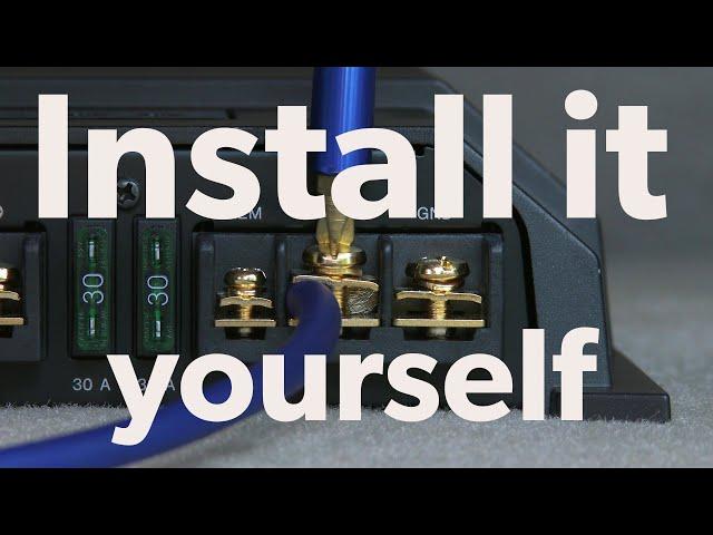 How to install a car amplifier | Crutchfield DIY video