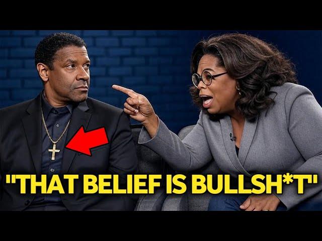 Oprah Mocked Denzel Washington’s Faith on Live TV — His Response Left Her Speechless...
