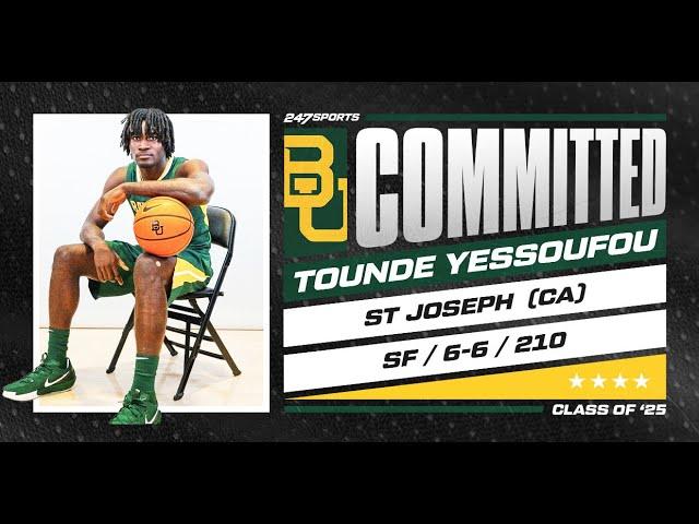 WATCH: Tounde Yessoufou commits to Baylor | No. 17 overall prospect