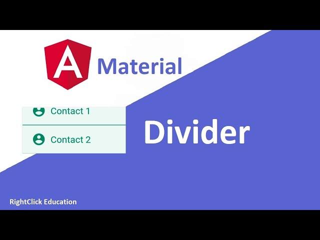 Angular Material Divider | Angular Material Tutorial 15