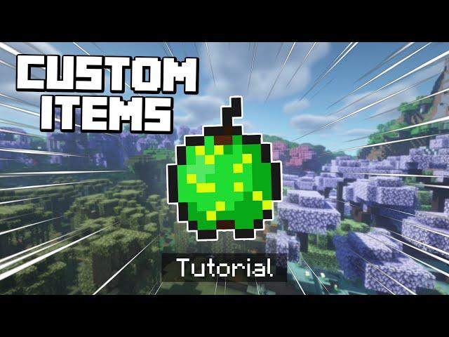 How To Add CUSTOM Items To Your Minecraft Server