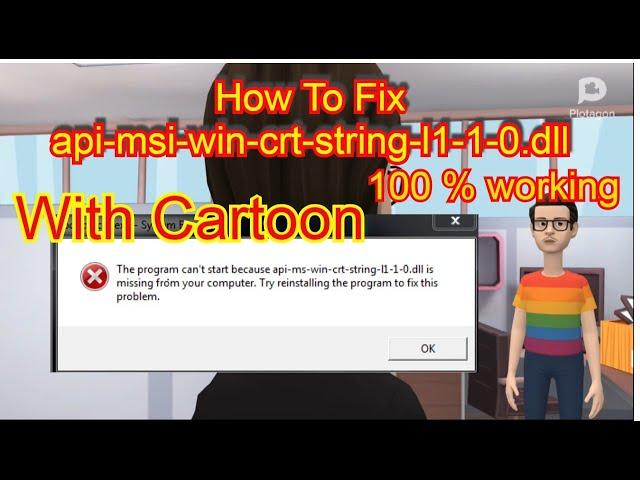 How To Fix Codeblocks Error|| How To Fix api-msi-crt-string-l1-1-0.dll ||