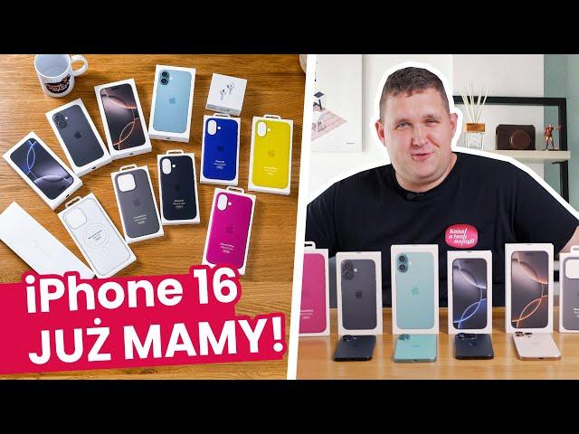 iPhone 16 - mamy WSZYSTKIE modele. Pierwsze wrażenia