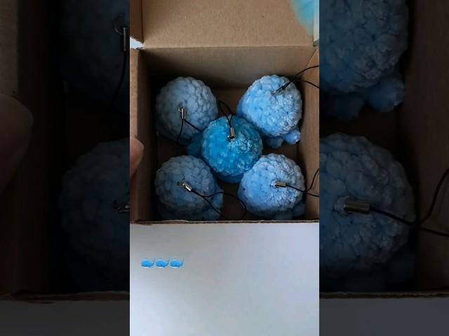  Маленькие китята   Набор доступен к заказу в вк 🩵: magic_ring_msk#knitting#вязание #киты#игрушки