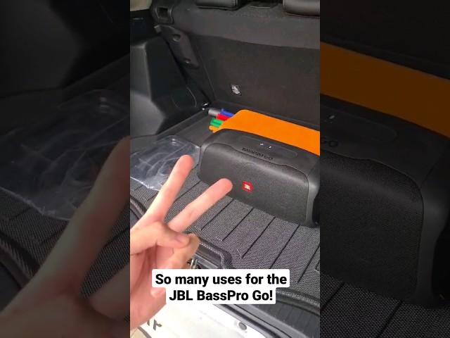 The JBL Basspro Go is so versatile! #JBL #Bassprogo #caraudio