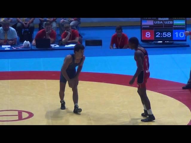 Jr World FS - Shavkatov (UZB) tech Moody (USA), 50 kg semis