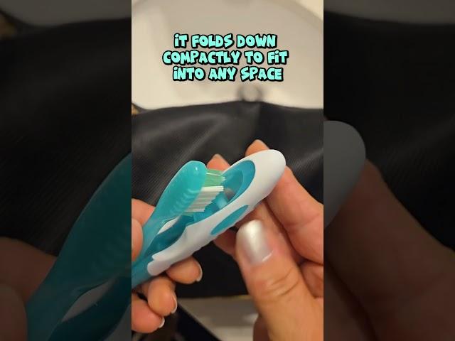 FOLDABLE TOOTHBRUSH with Built-in Cover ON THE GO!