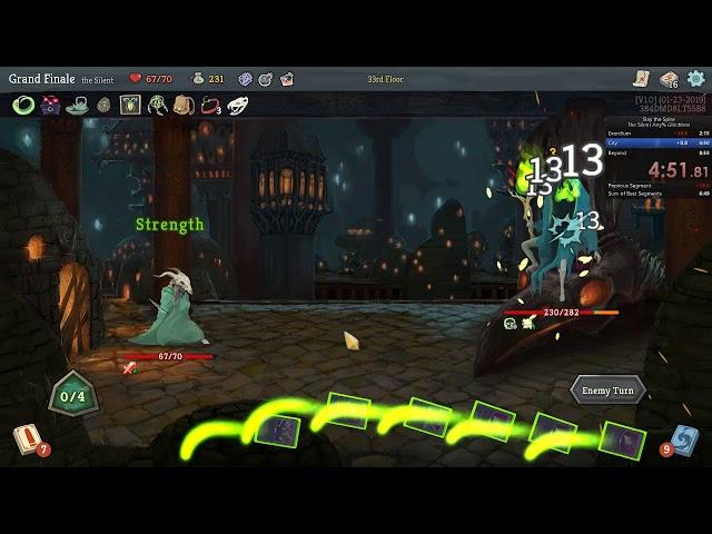 Slay the Spire Speedrun: Silent Any% (Glitchless) in 8:00