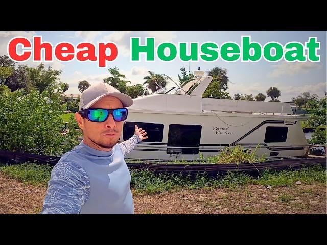 HUGE CHEAP Houseboat 48' Live on the Water! | Harbor Pilot Yacht Tours