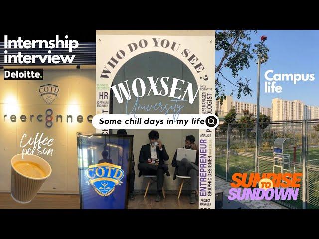 Internship Interview at Deloitte | A Day in My Life at Woxsen University | Campus Life