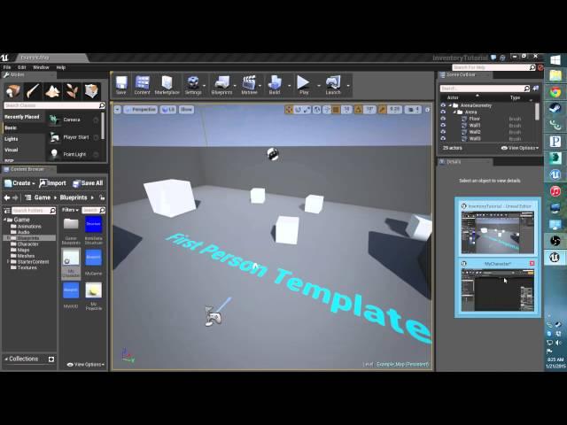 Unreal Engine 4//Inventory Pt 1: Intro to Line Tracing