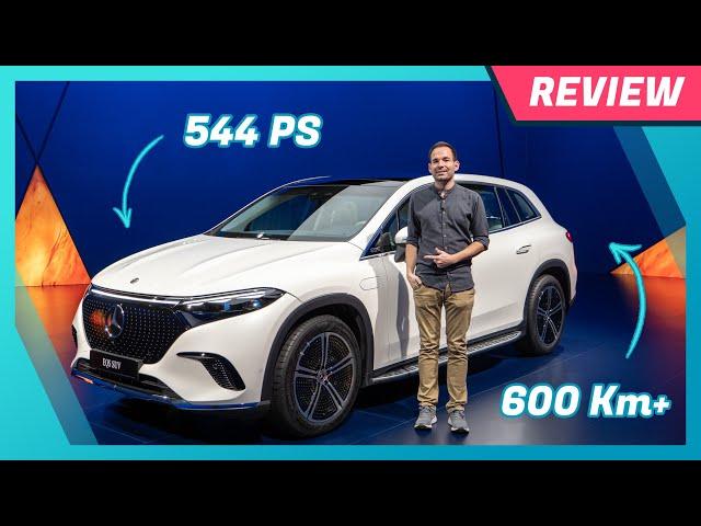 Mercedes EQS SUV (2022) im Test: Sitzprobe im Luxus Elektro-SUV mit 544 PS & 600 km / Review